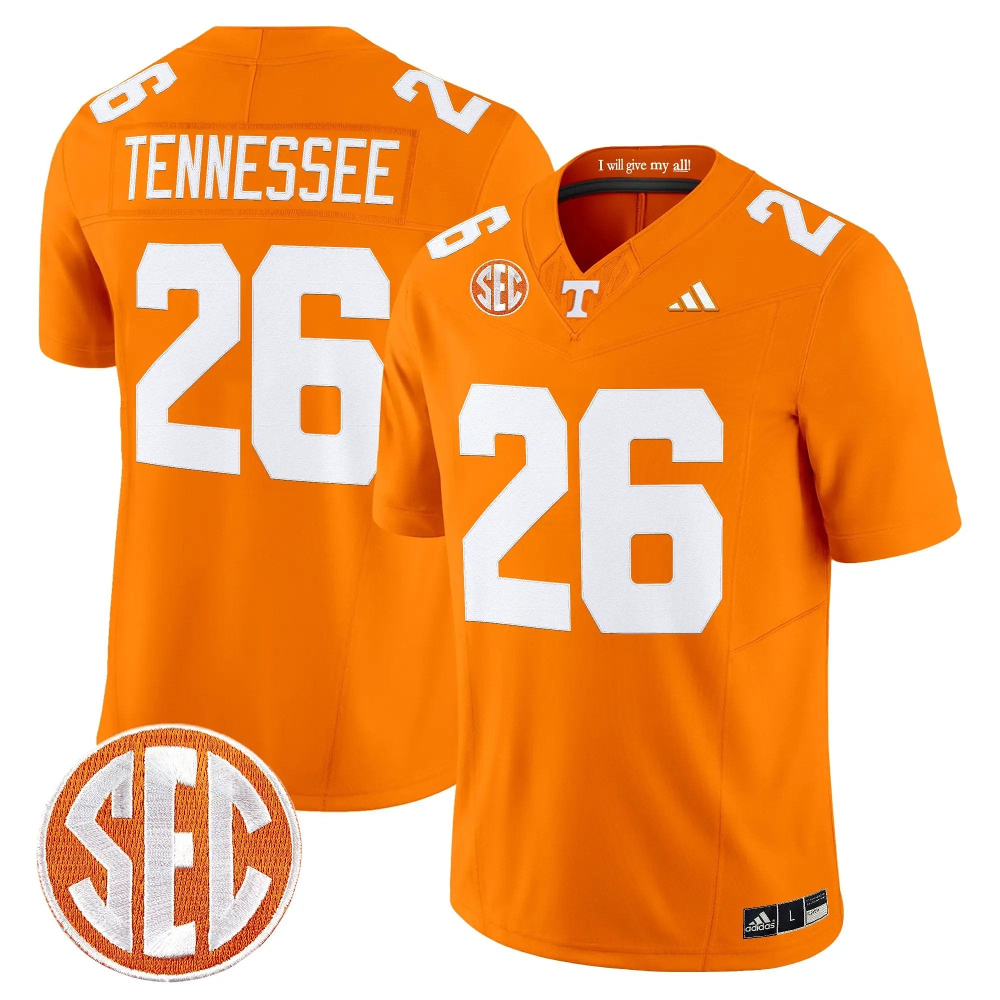 Tennessee Volunteers 2026 Vapor Limited Jersey - All Stitched by Tennessee Volunteers