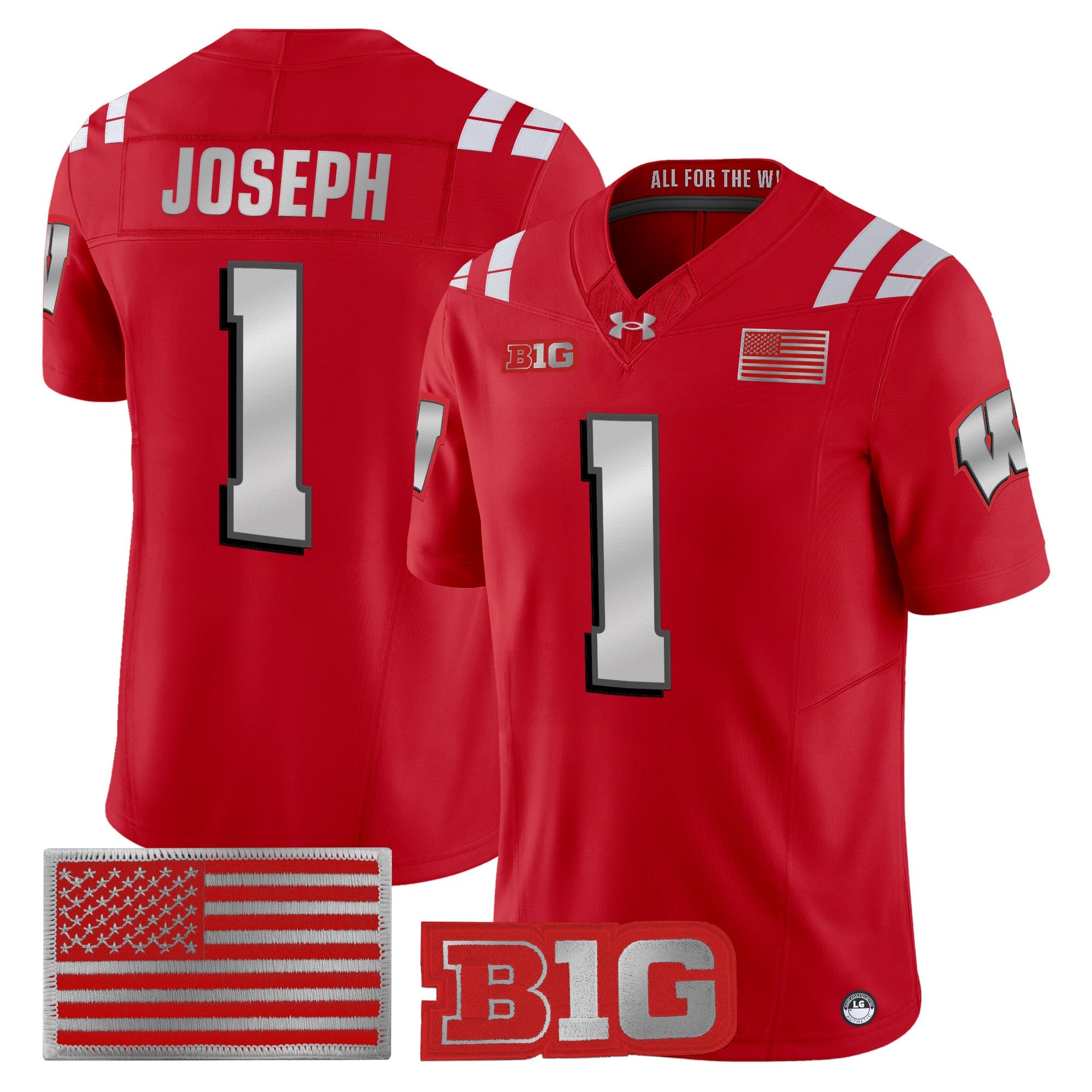 Wisconsin Badgers 2026 Lambeau Vapor Limited Jersey - All Stitched by Digigearus