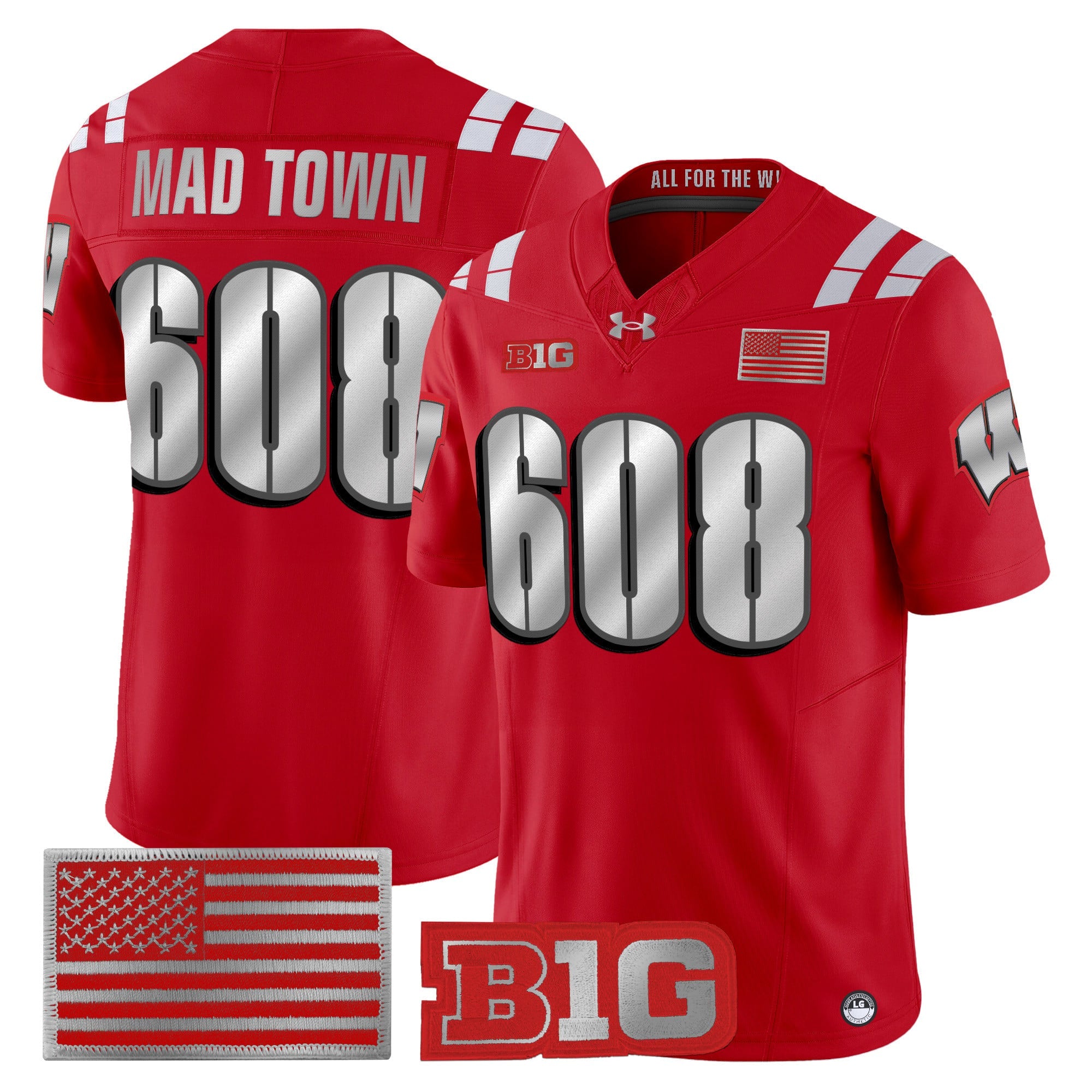 Wisconsin Badgers 2026 Lambeau Vapor Limited Jersey - All Stitched by Digigearus