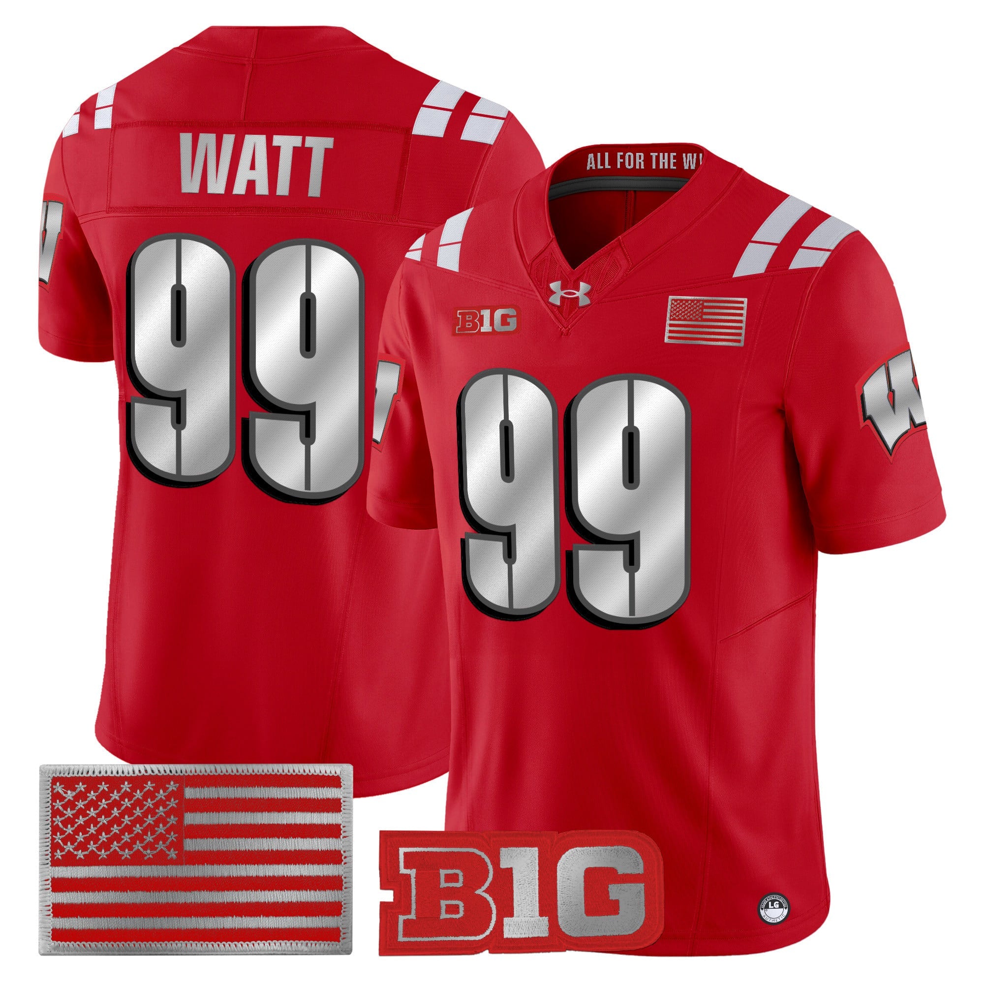 Wisconsin Badgers 2026 Lambeau Vapor Limited Jersey - All Stitched by Digigearus