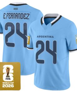 Argentina 2026 World Cup Vapor Football Jersey - All Stitched by Digigearus