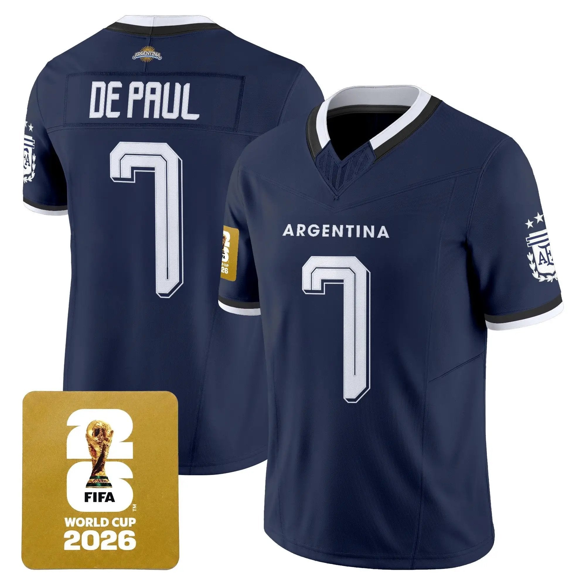 Argentina 2026 World Cup Vapor Football Jersey - All Stitched by Digigearus