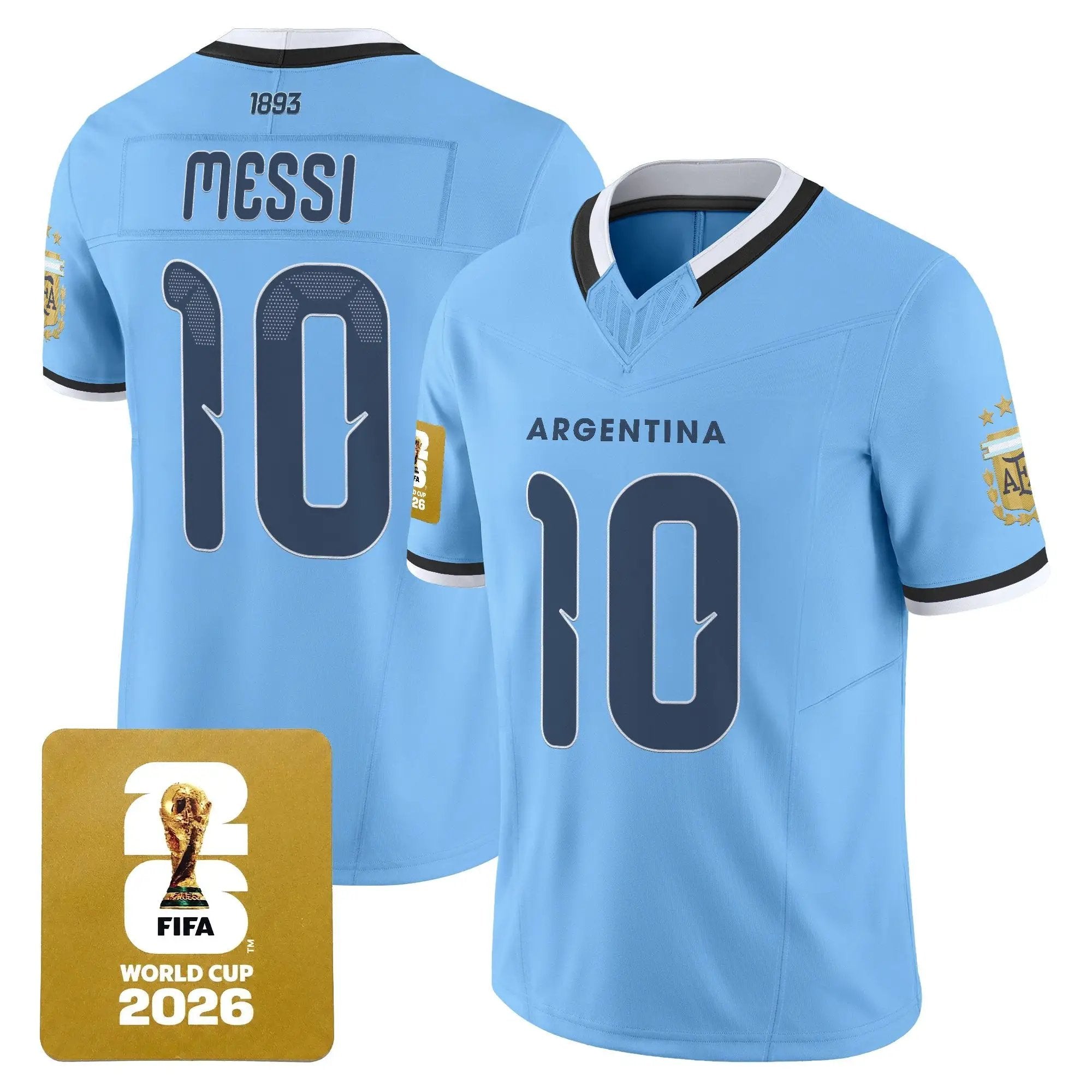 Argentina 2026 World Cup Vapor Football Jersey - All Stitched by Digigearus
