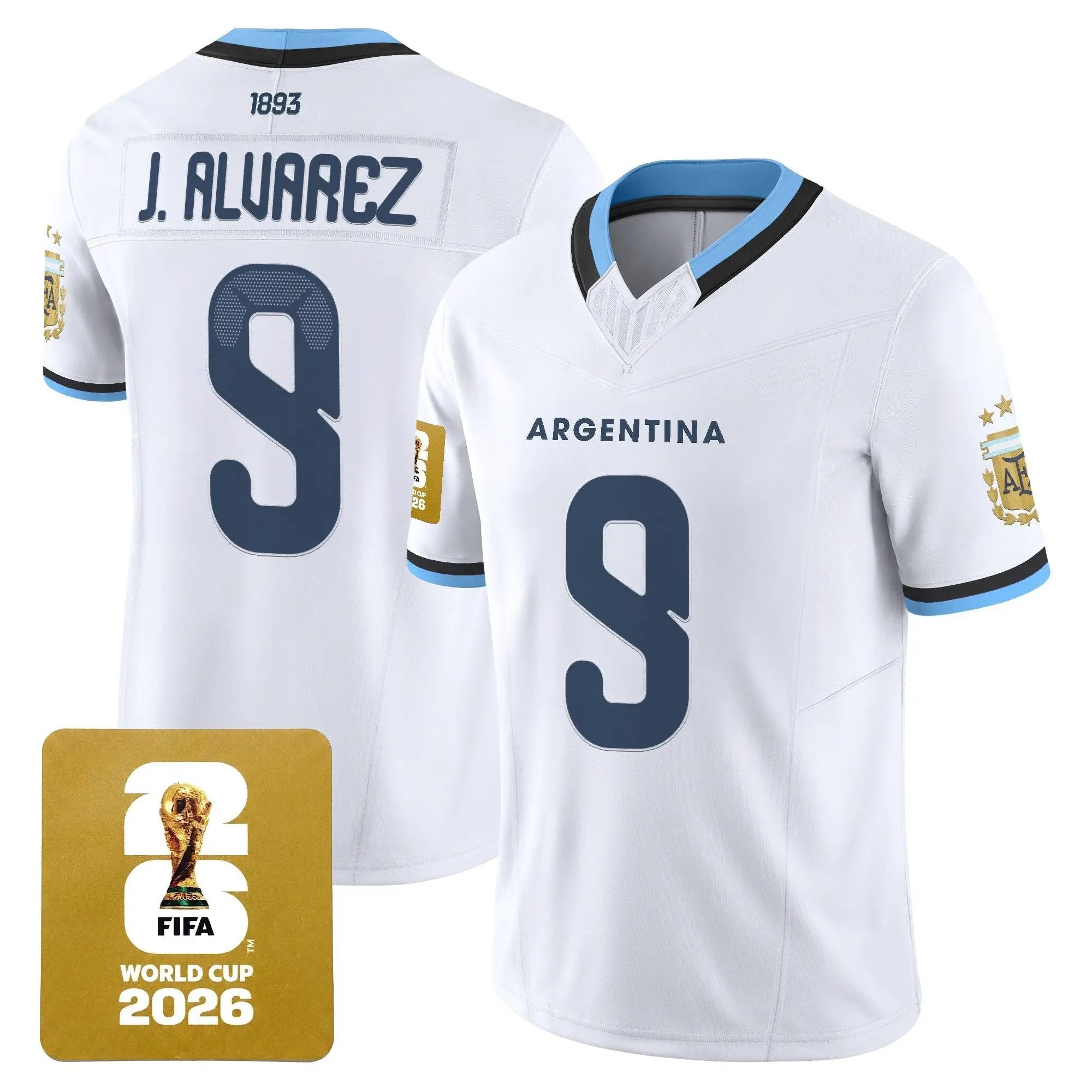 Argentina 2026 World Cup Vapor Football Jersey - All Stitched by Digigearus