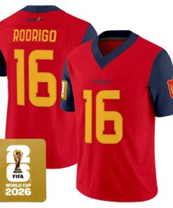 Spain 2026 World Cup Vapor Football Jersey - All Stitched by Digigearus