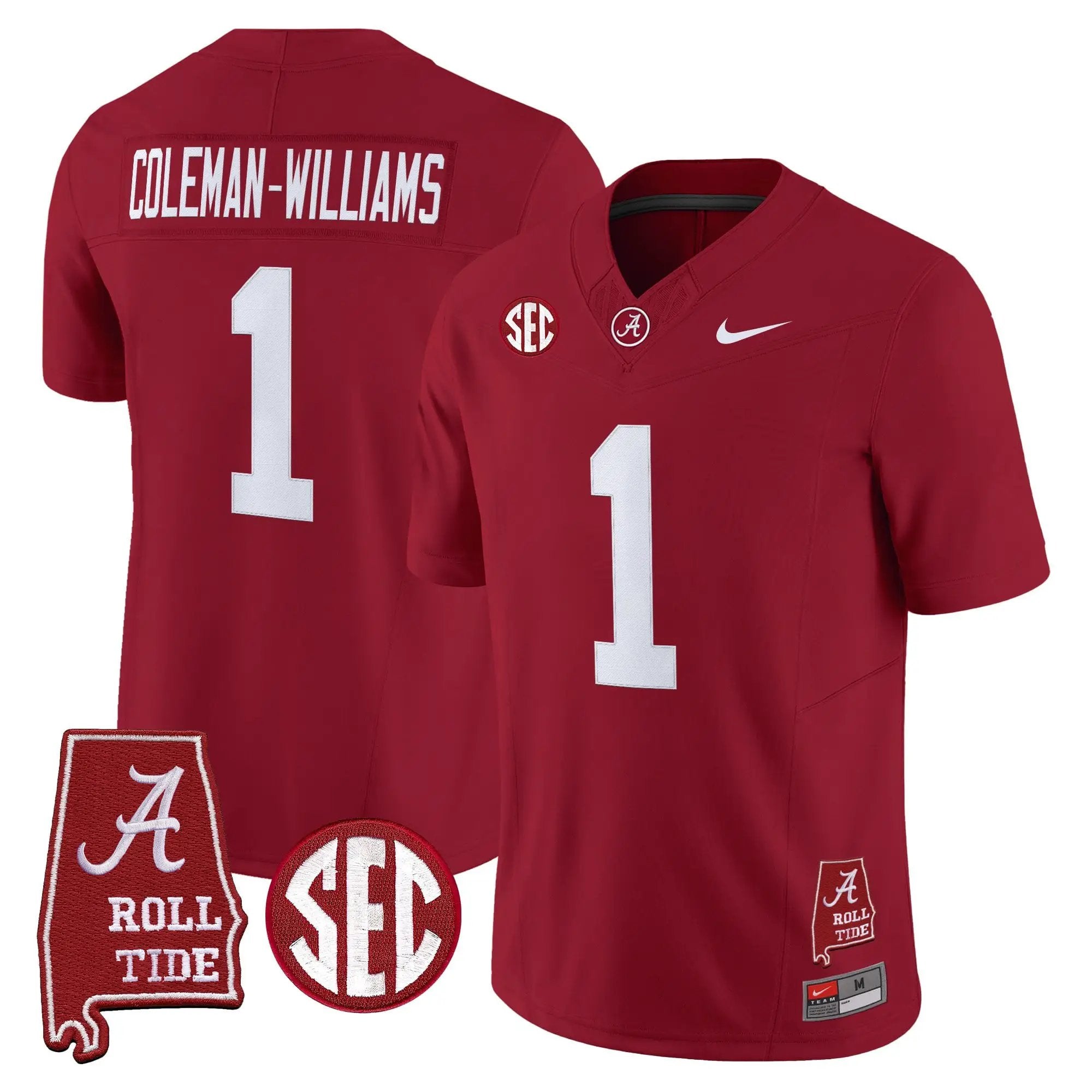 BAMA 2026 Vapor Limited Jersey - Alabama Map - Stitched by Alabama Crimson Tide