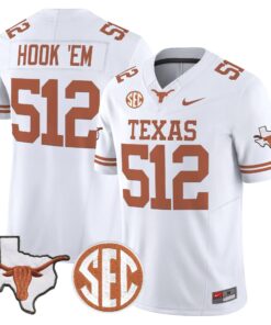 TEX 2026 State Map & SEC Patch Vapor Limited Jersey - Stitched by Digigearus