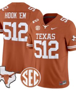 TEX 2026 State Map & SEC Patch Vapor Limited Jersey - Stitched by Digigearus