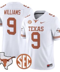 TEX 2026 State Map & SEC Patch Vapor Limited Jersey - Stitched by Digigearus