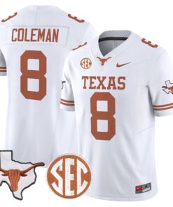TEX 2026 State Map & SEC Patch Vapor Limited Jersey - Stitched by Digigearus