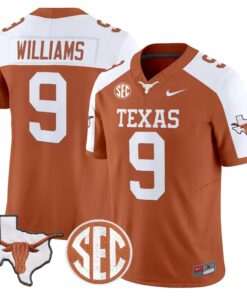 TEX 2026 State Map & SEC Patch Vapor Limited Jersey - Stitched by Digigearus