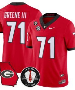 Georgia Bulldogs 2026 Georgia Map & Vince Dooley Patch Vapor Limited Jersey - Stitched by Digigearus