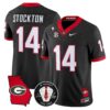 Men Georgia Bulldogs 2026 Georgia Map & Vince Dooley Patch Vapor Limited Jersey - Stitched