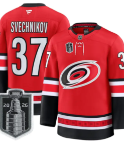 Andrei Svechnikov Jersey #37 Carolina Hurricanes 2026 Stanley Cup Stitched by Hockey David