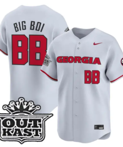 Big Boi Jersey #BB Georgia Bulldogs Baseball 2026 Outkast Stitched by My Store