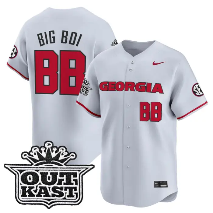 Big Boi Jersey #BB Georgia Bulldogs Baseball 2026 Outkast Stitched by My Store