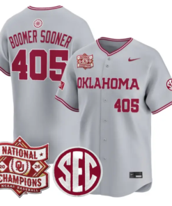 Boomer Sooner Jersey #405 Oklahoma 2026 National Champions Patch Stitched by My Store