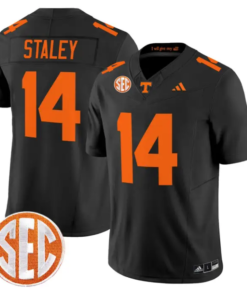 Braylon Staley Jersey #14 Tennessee Vols 2026 Vapor Limited Stitched by My Store NCAA Football Jerseys