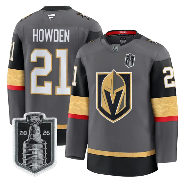 Brett Howden Jersey #21 Vegas Golden Knights 2026 Stanley Cup Stitched by Hockey David