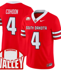 Bryce Cohoon Jersey #4 South Dakota 2026 Vapor Limited Stitched by My Store NCAA Football Jerseys