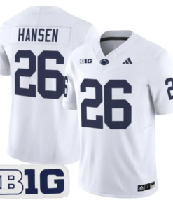 Carson Hansen Jersey #26 Penn State Nittany 2026 Limited Stitched by My Store NCAA Football Jerseys