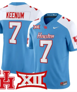 Case Keenum Jersey #7 Houston Cougars 2026 Vapor Limited Stitched by My Store NCAA Football Jerseys