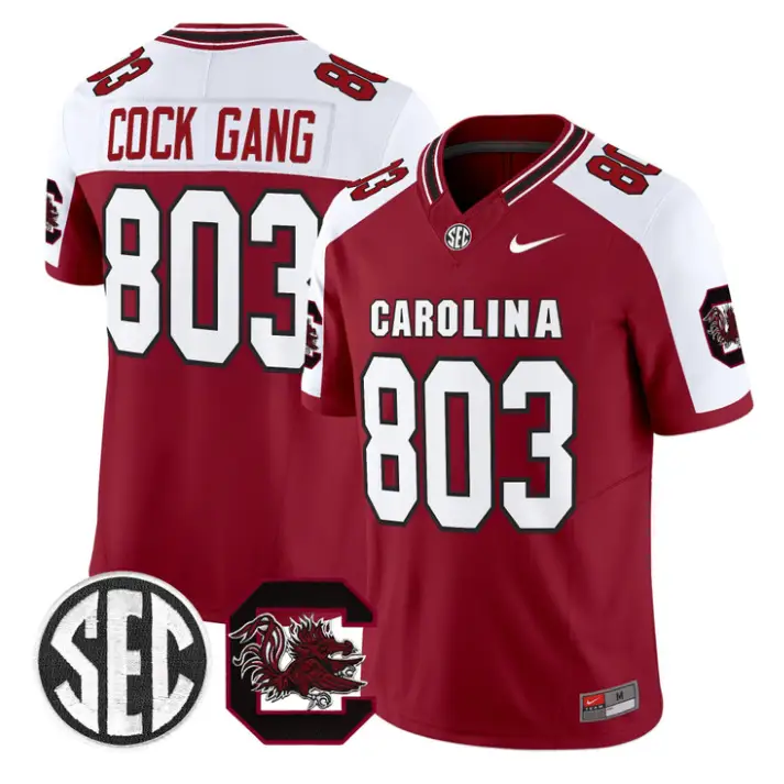 Cock Gang Jersey #803 South Carolina Gamecocks 2026 Limited Stitched by My Store NCAA Football Jerseys