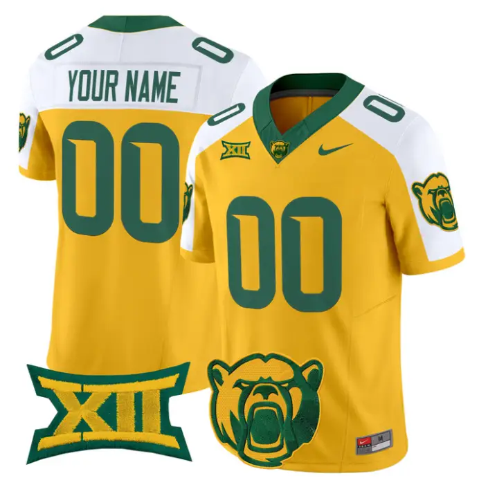 Custom Baylor Bears Jersey Name, Number 2026 Vapor Limited Stitched by My Store NCAA Football Jerseys