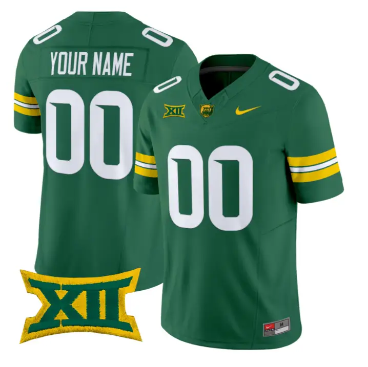 Custom Baylor Bears Jersey Name, Number 2026 Vapor Limited Stitched by My Store NCAA Football Jerseys