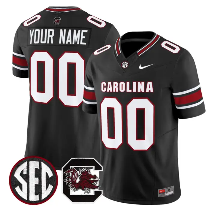 Custom South Carolina Gamecocks Jersey 2026 Name, Number Stitched by My Store NCAA Football Jerseys