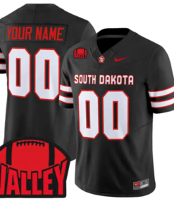 Custom South Dakota Jersey Name, Number 2026 Vapor Limited Stitched by My Store NCAA Football Jerseys