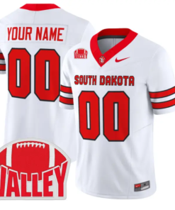 Custom South Dakota Jersey Name, Number 2026 Vapor Limited Stitched by My Store NCAA Football Jerseys