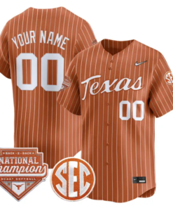 Custom Texas Longhorns Jersey 2026 Back-To-Back World SeriesChampions by My Store