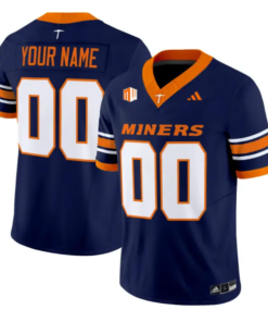 Custom UTEP Miners Jersey Name, Number 2016 Vapor Limited Stitched by My Store NCAA Football Jerseys