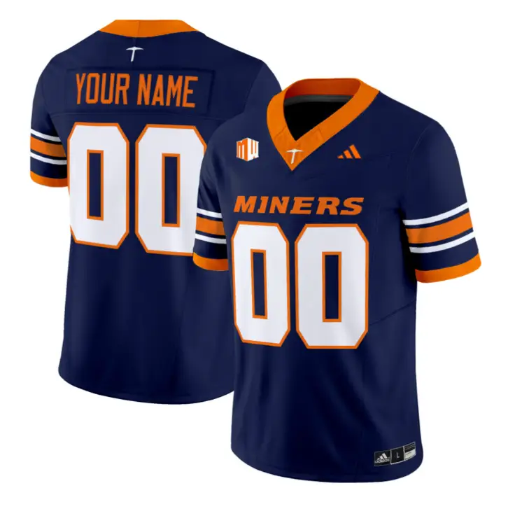 Custom UTEP Miners Jersey Name, Number 2016 Vapor Limited Stitched by My Store NCAA Football Jerseys