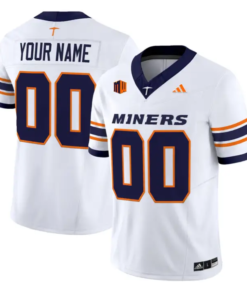 Custom UTEP Miners Jersey Name, Number 2016 Vapor Limited Stitched by My Store NCAA Football Jerseys