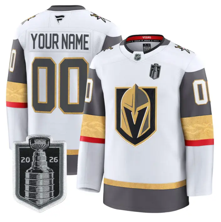 Custom Vegas Golden Knights Jersey Name, Number 2026 Stanley Cup Stitched by Hockey David