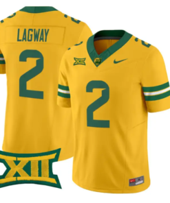 DJ Lagway Jersey #2 Baylor Bears 2026 Vapor Limited Stitched by My Store NCAA Football Jerseys