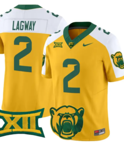 DJ Lagway Jersey #2 Baylor Bears 2026 Vapor Limited Stitched by My Store NCAA Football Jerseys