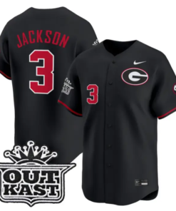 Daniel Jackson Jersey #3 Georgia Bulldogs Baseball 2026 Outkast by My Store