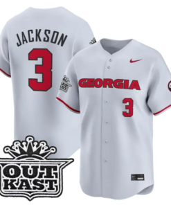 Daniel Jackson Jersey #3 Georgia Bulldogs Baseball 2026 Outkast by My Store