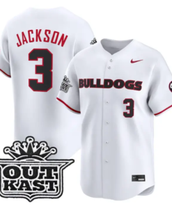 Daniel Jackson Jersey #3 Georgia Bulldogs Baseball 2026 Outkast by My Store