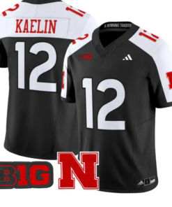 Daniel Kaelin Jersey #12 Nebraska Cornhuskers 2026 Vapor Limited Stitched by My Store NCAA Football Jerseys
