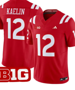 Daniel Kaelin Jersey #12 Nebraska Cornhuskers 2026 Vapor Limited Stitched by My Store NCAA Football Jerseys