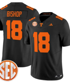 DeSean Bishop Jersey #18 Tennessee Vols 2026 Vapor Limited Stitched by My Store NCAA Football Jerseys