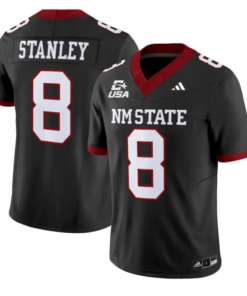 Dijon Stanley Jersey #8 New Mexico State 2026 Vapor Limited Stitched by My Store NCAA Football Jerseys