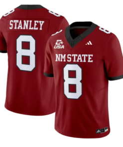 Dijon Stanley Jersey #8 New Mexico State 2026 Vapor Limited Stitched by My Store NCAA Football Jerseys