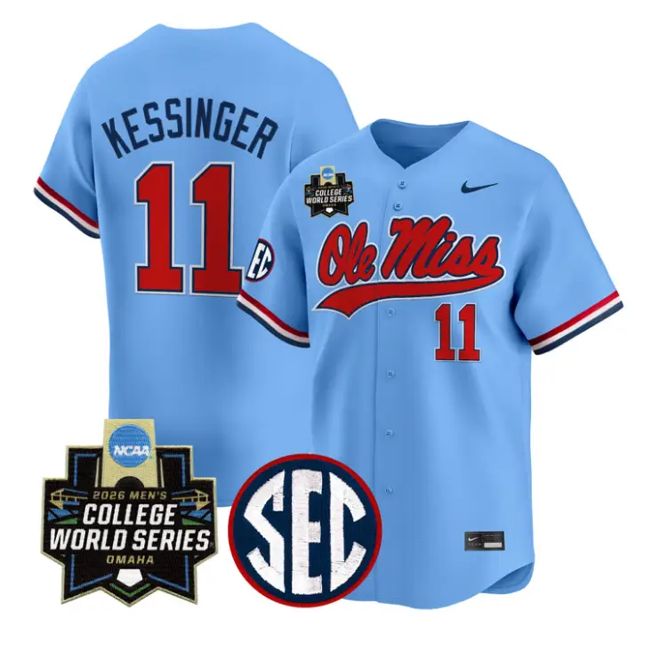 Don Kessinger Jersey #11 Ole Miss 2026 World Series Vapor Stitched by My Store