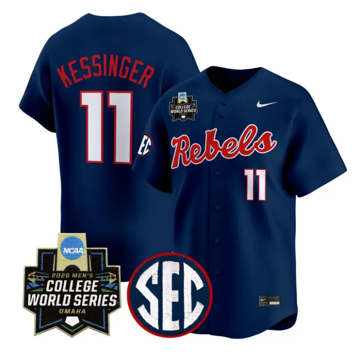 Don Kessinger Jersey #11 Ole Miss 2026 World Series Vapor Stitched by My Store