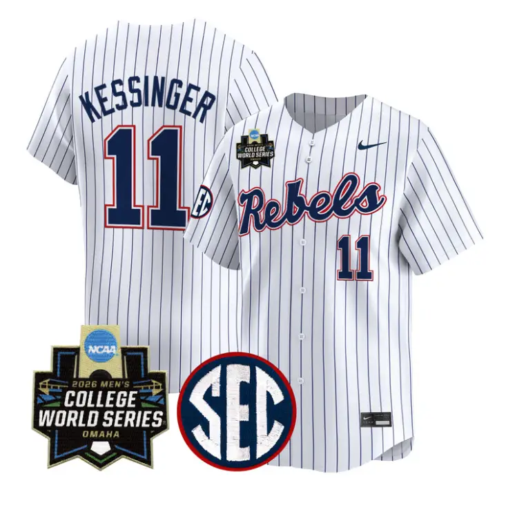 Don Kessinger Jersey #11 Ole Miss 2026 World Series Vapor Stitched by My Store